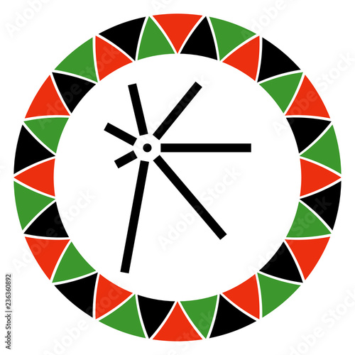 Kwanzaa Principle of Creativity - Symbol for Kwanzaa principle of kuumba
