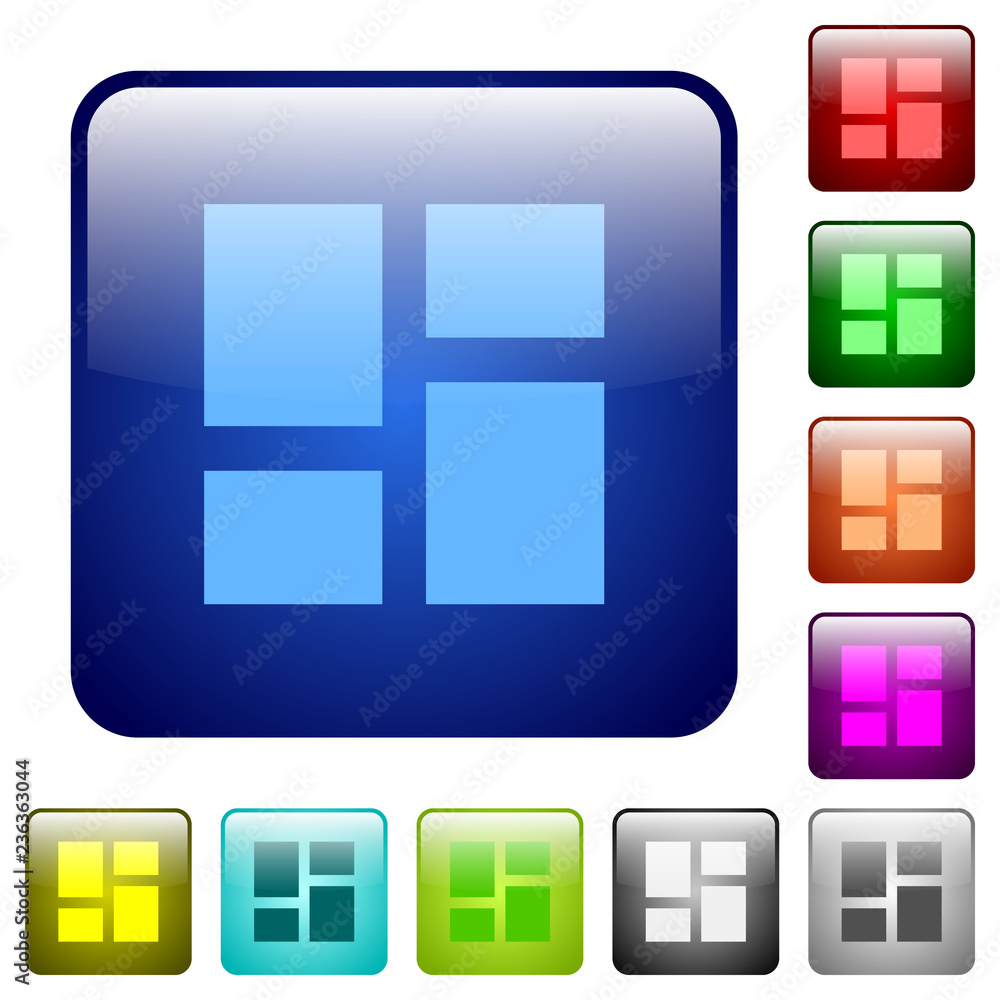 Admin dashboard panels color square buttons Admin dashboard panels color square buttons
