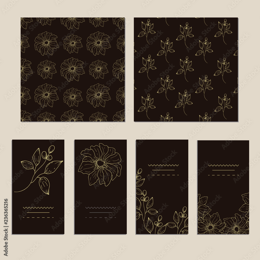 Collection of vector template label, visit cards, square greeting cards and banners with home plants, wild flowers and herbs.Business set of design templates Layout, mockup design for cosmetics. Collection of vector template label, visit cards, square greeting cards and banners with home plants, wild flowers and herbs.Business set of design templates Layout, mockup design for cosmetics.