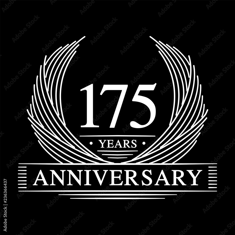 175 Years Anniversary Set. 175th Celebration Logo Collection. Vector and illustration.
175 Years Anniversary Set. 175th Celebration Logo Collection. Vector and illustration.