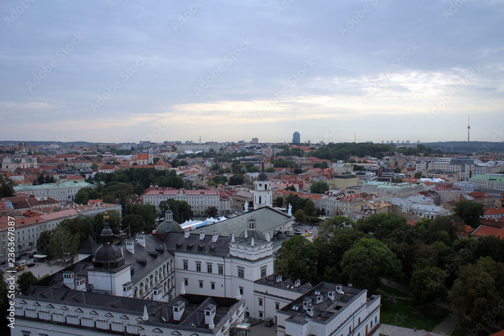 Palace of the Grand Dukes of Lithuania view in Vilnius
