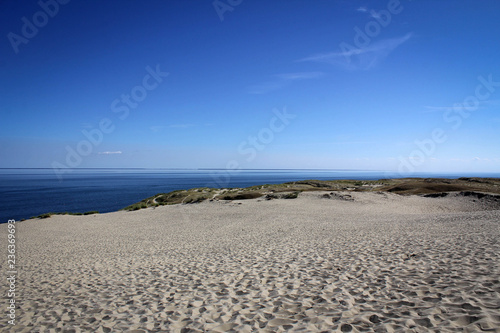 Parnidis sand dunes view near Nida village, Curonian Spit, Lithuania