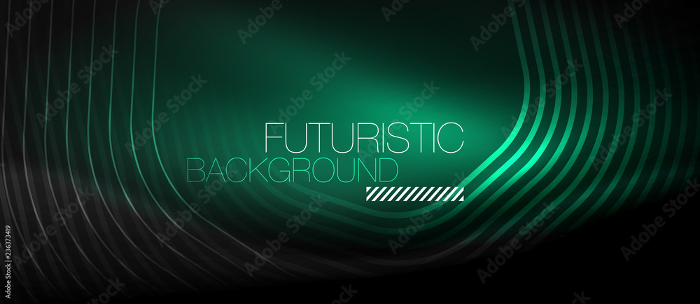 Neon glowing lines, magic energy space light concept, abstract background wallpaper design Neon glowing lines, magic energy space light concept, abstract background wallpaper design