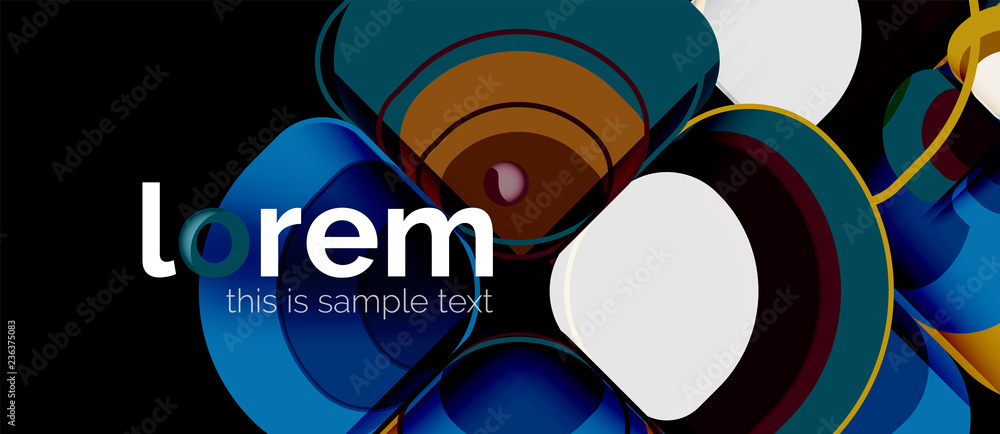 Fototapeta premium Geometric modern abstract background