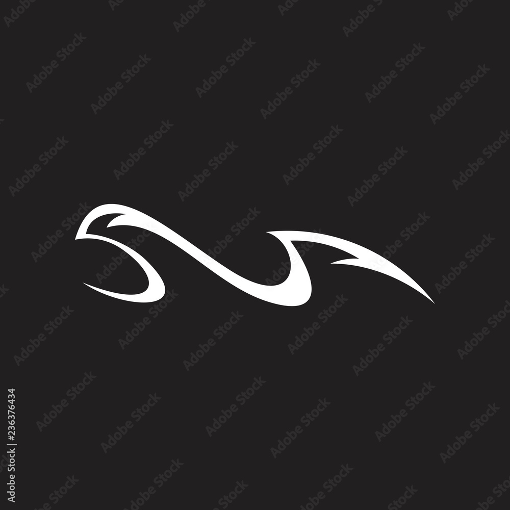 simple curves wave motion design brand logo simple curves wave motion design brand logo