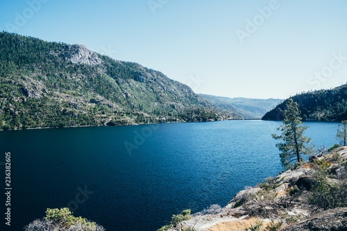 o shaughnessy dam view in yosemite national park photo