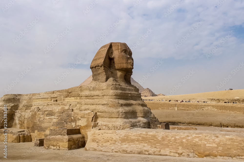 Φωτογραφία The Great Sphinx. Egyptian Sphinx. The seventh wonder of the wor