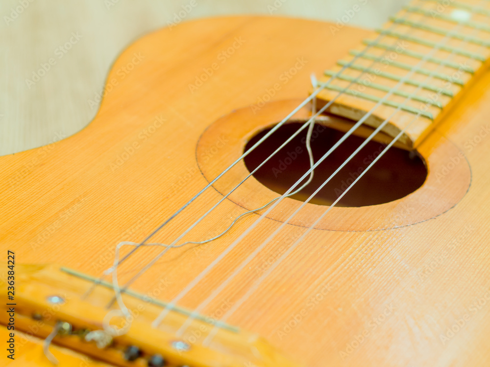 Broken classical guitar Broken classical guitar