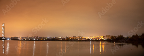 Night Lake Basov Kut, Rivne, Ukraine