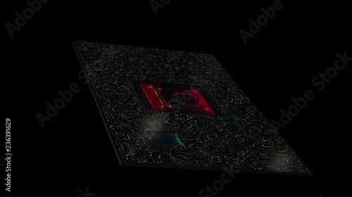 Abstract Animated Circuit Board File Protection 2.mov