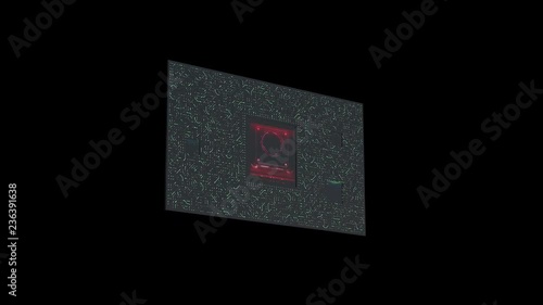 Abstract Animated Circuit Board File Protection 3.mov