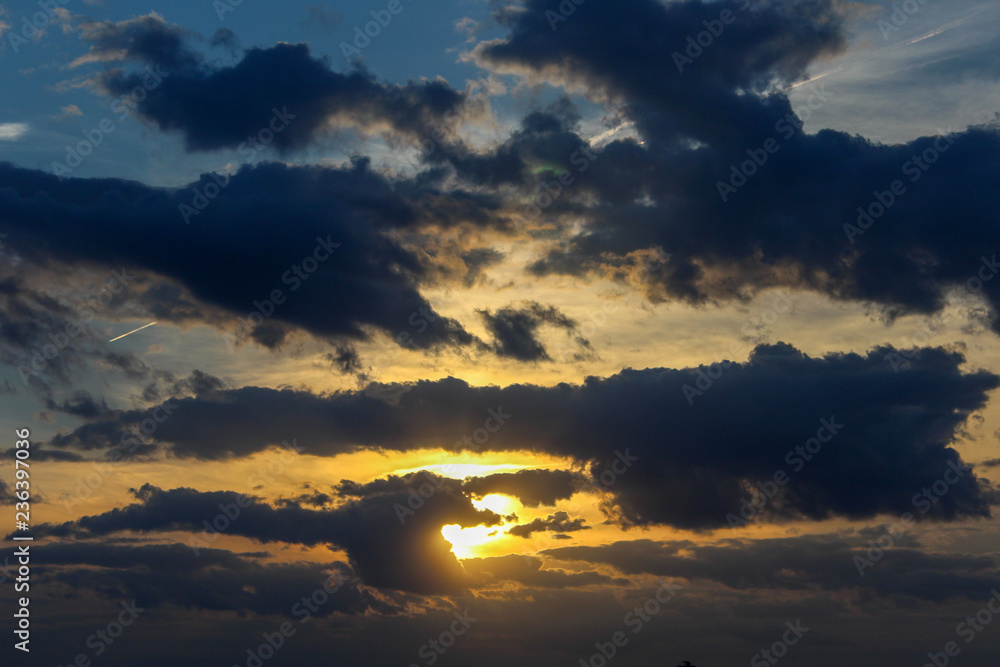 Obraz premium Golden Hour Sky