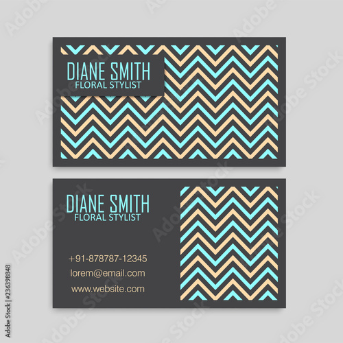 Wallpaper Mural Business card. Template Torontodigital.ca