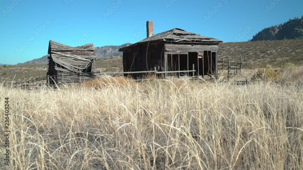 Historical Haynes Ranch Osoyoos BC, 4K UHD. The Haynes Ranch Buildings north of Osoyoos in the Okanagan. This historic site was home to one of the early settlers in the area. British Columbia, Canada. Historical Haynes Ranch Osoyoos BC, 4K UHD. The Haynes Ranch Buildings north of Osoyoos in the Okanagan. This historic site was home to one of the early settlers in the area. British Columbia, Canada.