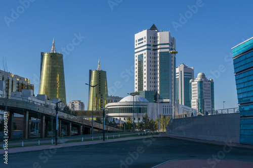 View of city skyline Astana, Kazakhstan © Torsten Pursche