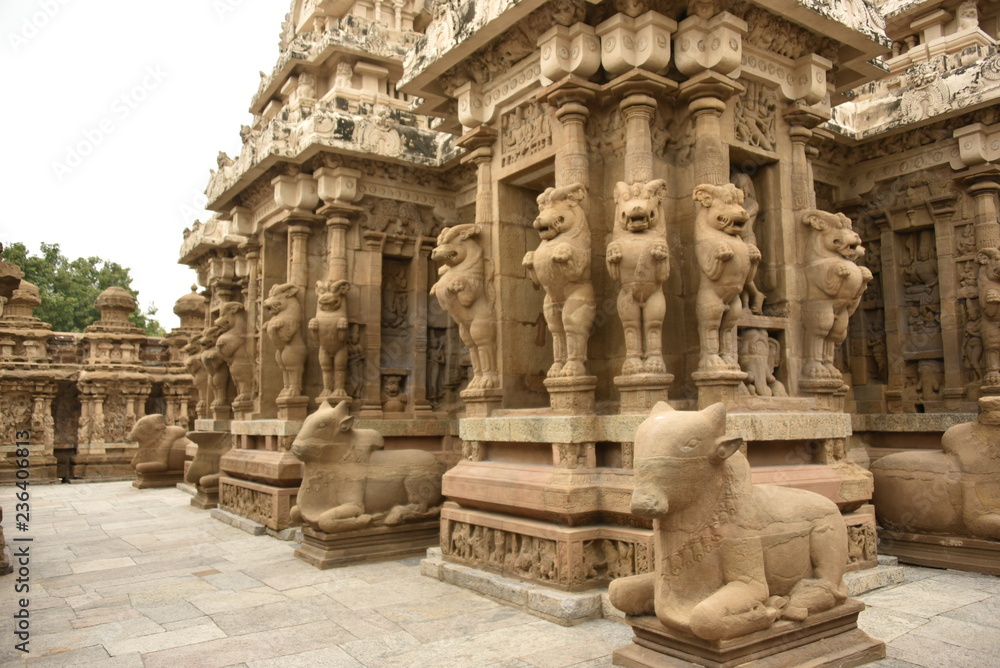 Kanchi Kailasanathar Temple,Kanchipuram, Tamil Nadu 