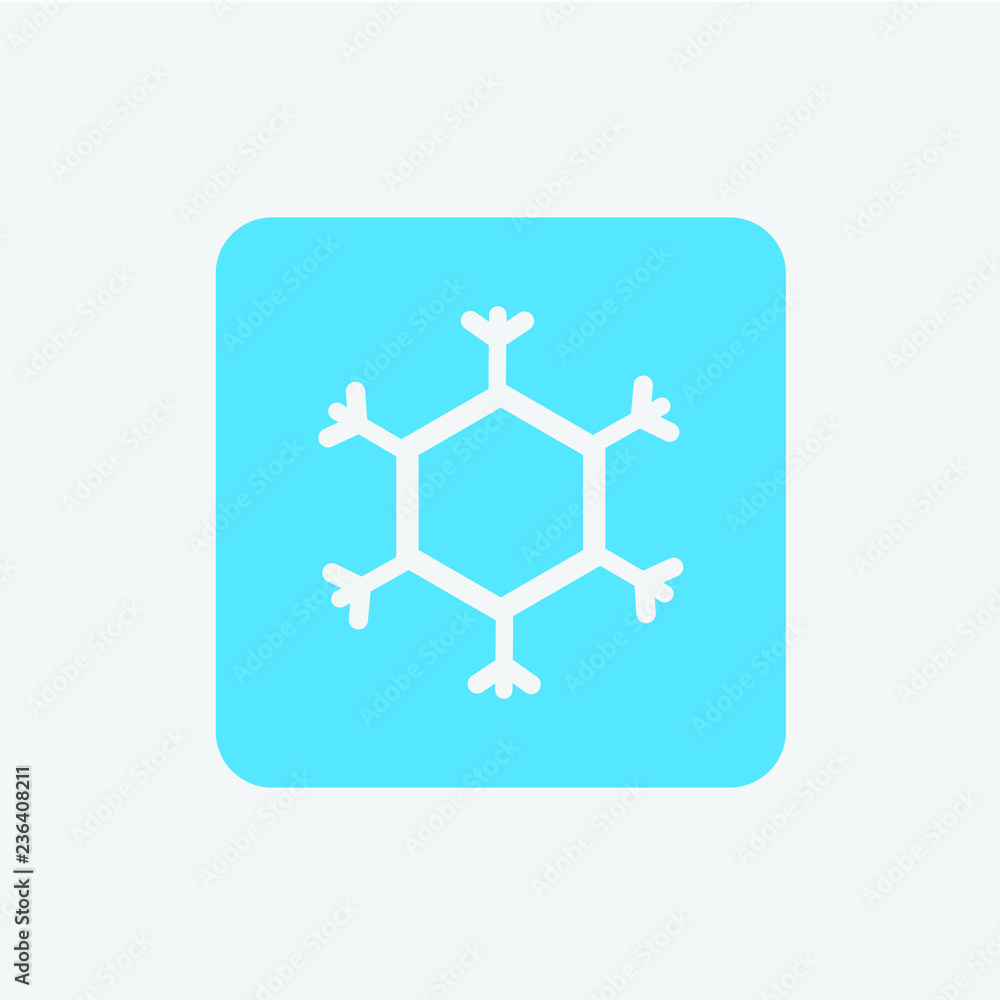 Snowflake icon or logo. Christmas and winter theme symbol. Vector and illustration. xmas icon Snowflake icon or logo. Christmas and winter theme symbol. Vector and illustration. xmas icon