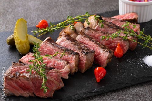 Tableau sur toile リブロースステーキ