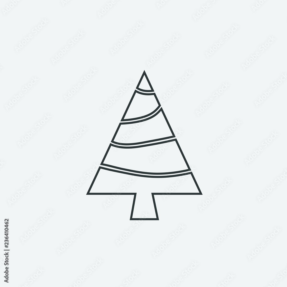 Christmas Tree icon, Xmas tree symbol, New year icon symbol Christmas Tree icon, Xmas tree symbol, New year icon symbol