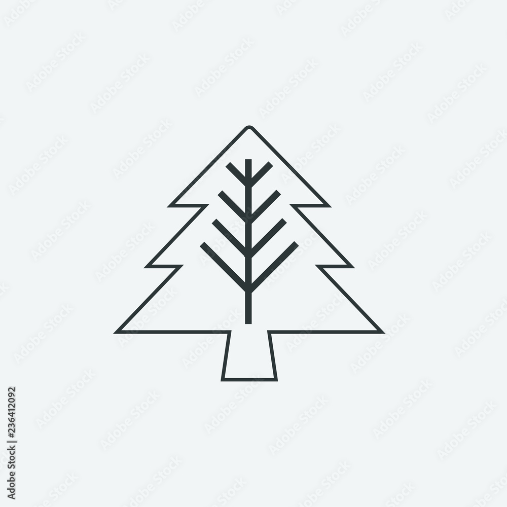Christmas Tree icon, Xmas tree symbol, New year icon symbol Christmas Tree icon, Xmas tree symbol, New year icon symbol