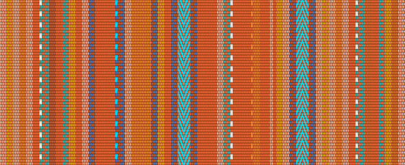 Fototapete Ethno-Muster Mexikanische Serape Streifen in Bunten Farben  © Mykola Mazuryk