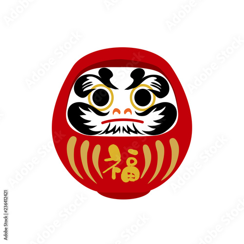  だるま　イラスト