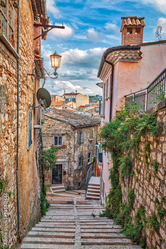 Street in the historic center of Campobasso