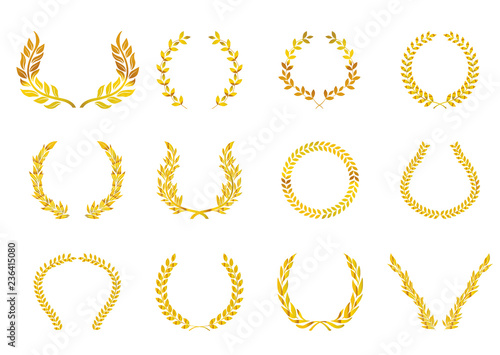 月桂樹のオーナメント ゴールド ローレルリース 飾り囲み Laurel Wreath Stock Vector Adobe Stock 月桂樹のオーナメント ゴールド ローレルリース 飾り囲み Laurel Wreath Stock Vector Adobe Stock