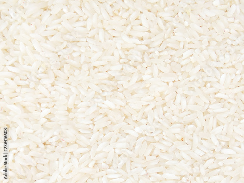 Food background with white rice
