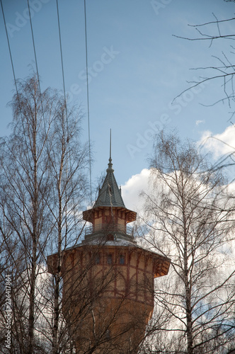 Russia, St. Petersburg, 21,03,2009 Water Tower photo