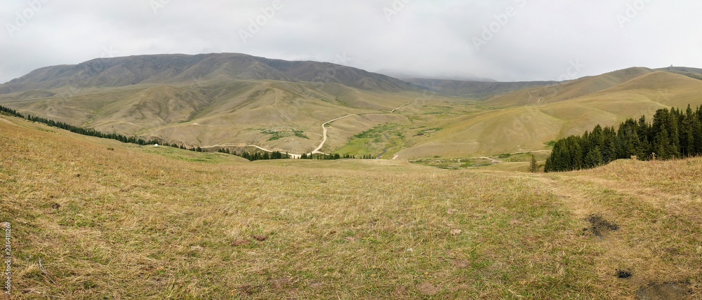 Obraz premium Large and open highlands