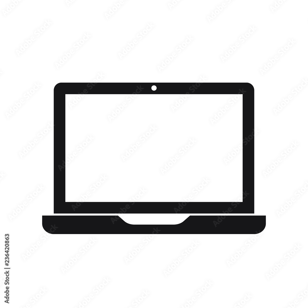 laptop icon vector