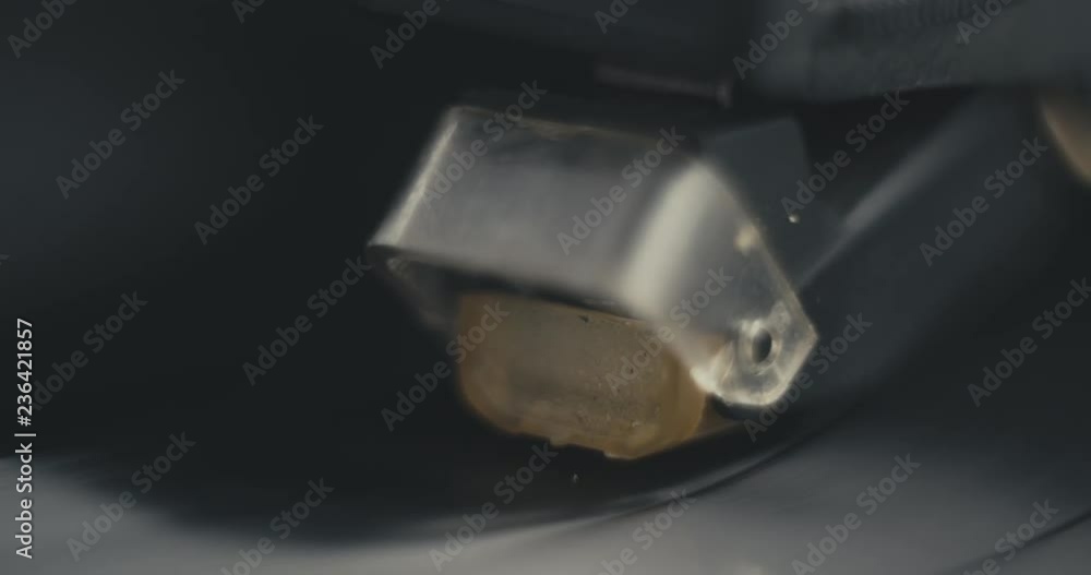 Cinemagraph Loop Vinyl Player Macro Detail Cinemagraph Loop Vinyl Player Macro Detail