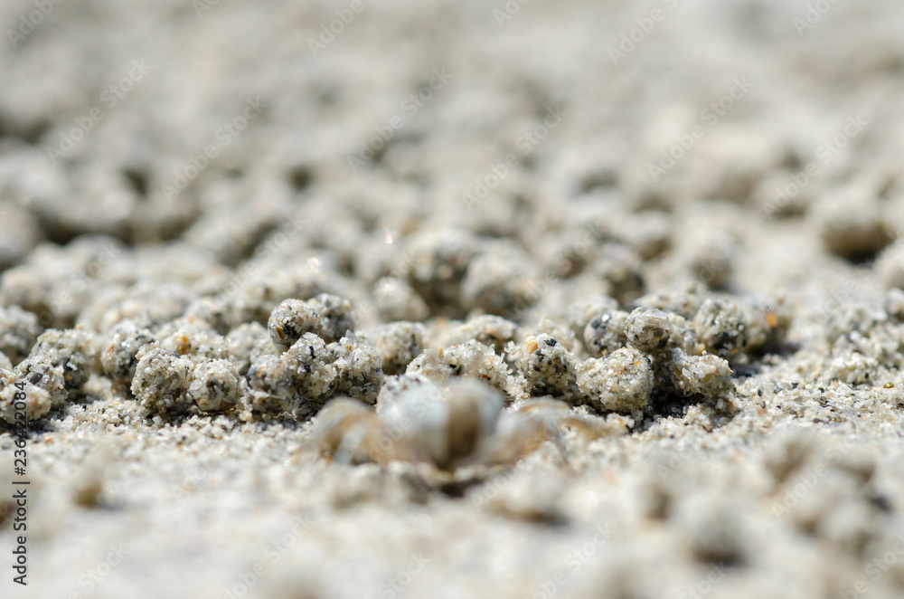 Sand on the beach with blurred background Sand on the beach with blurred background