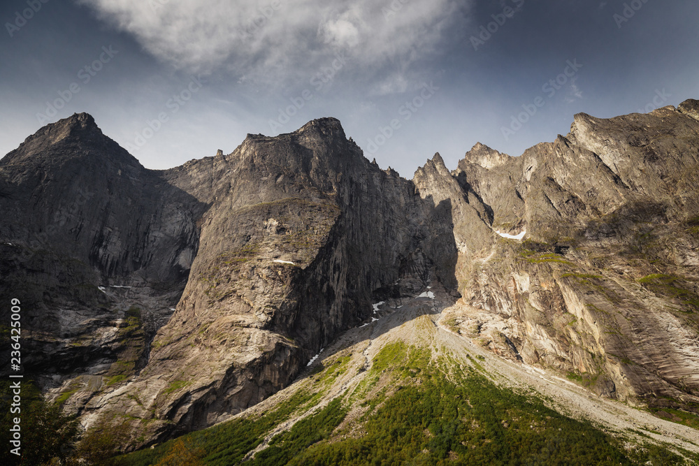 Trollveggen - highest mountain wall in Europe