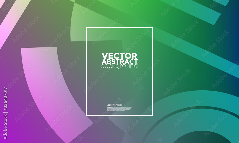 Fototapeta premium Minimal covers design. Colorful gradients background.