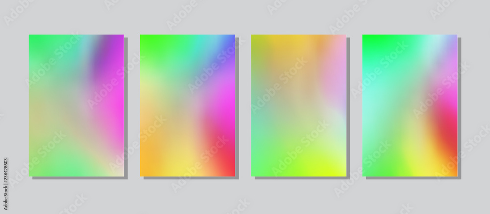 Screen gradient set with modern abstract backgrounds. Screen gradient set with modern abstract backgrounds.