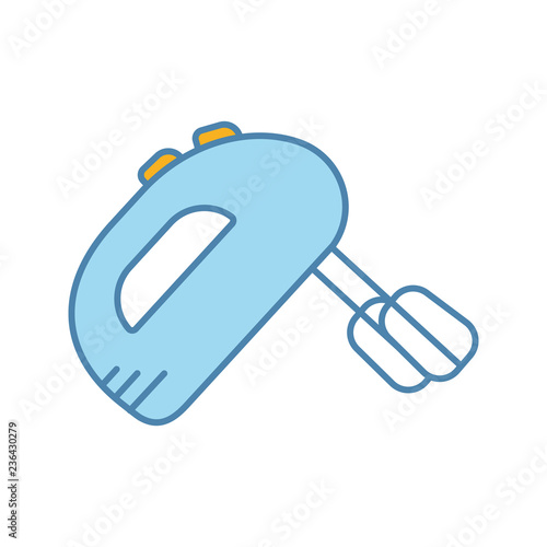 Handheld mixer color icon