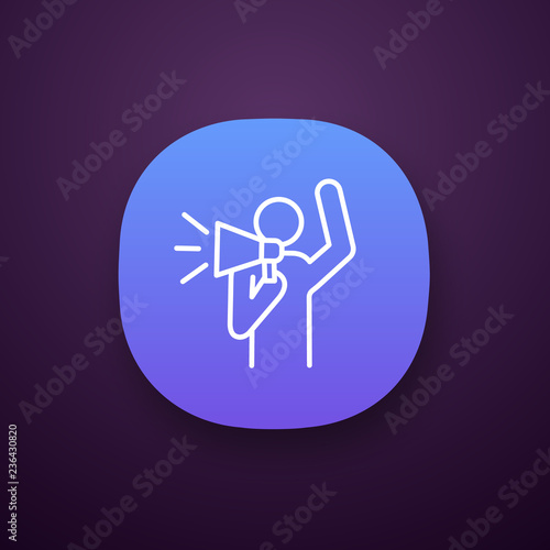 Protester app icon