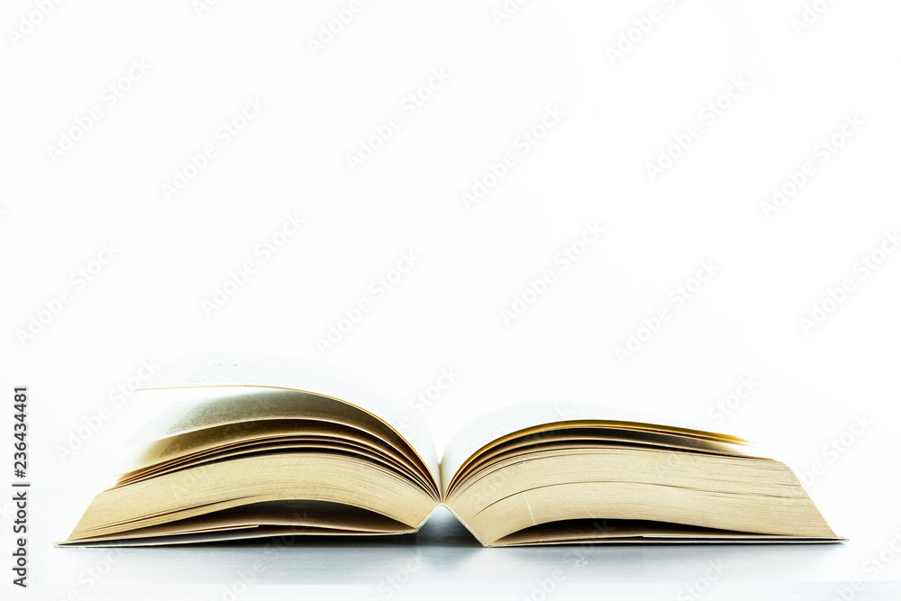 Open book isolated on background Open book isolated on background