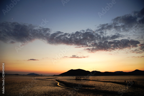 Sunset at Waon Beach