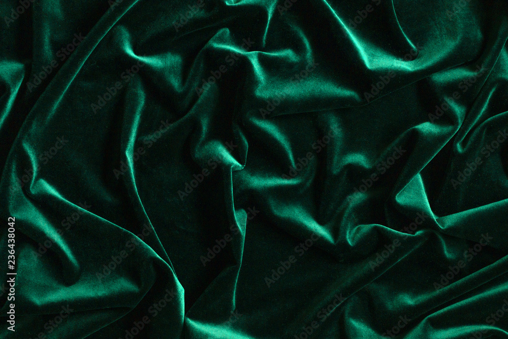 Dark green velvet, background. Stock Photo | Adobe Stock