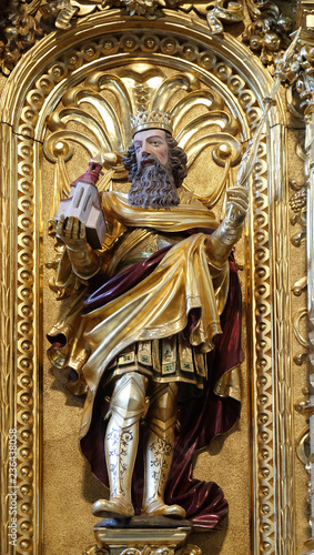 Saint Henry altar in the church of St. Leodegar in Lucerne, Switzerland