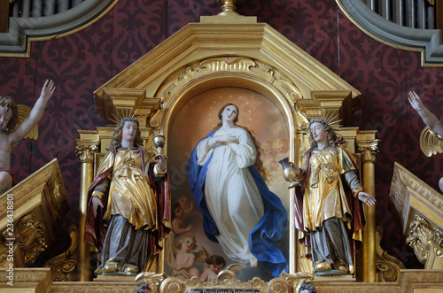 Assumption of the Virgin Mary Altar in the church of St. Leodegar in Lucerne, Switzerland