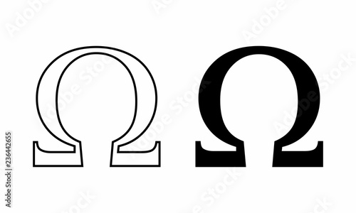 Ohm symbols illustration