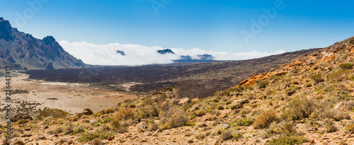 lava landscape Teide volcano Tenerife Canary