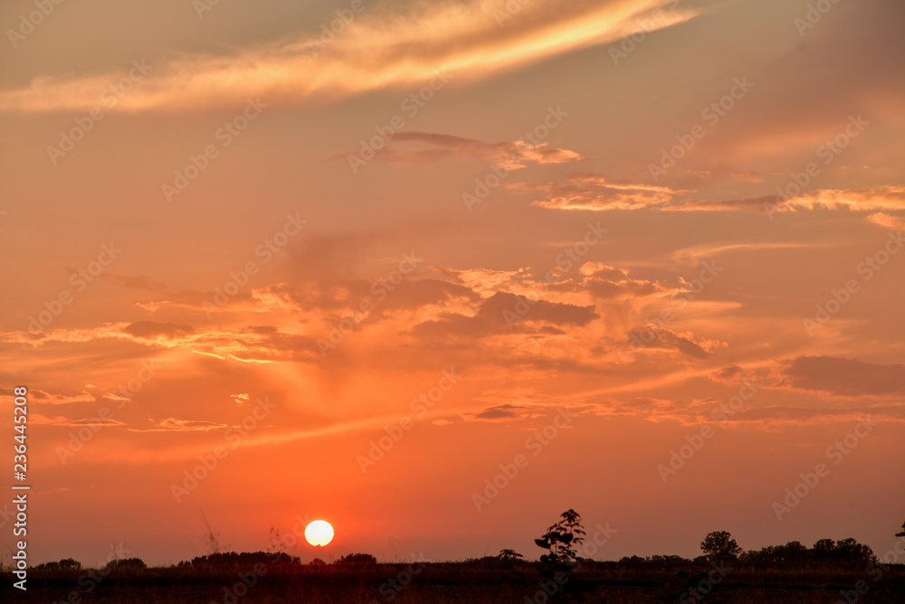 sky at sunset landscape landscape
