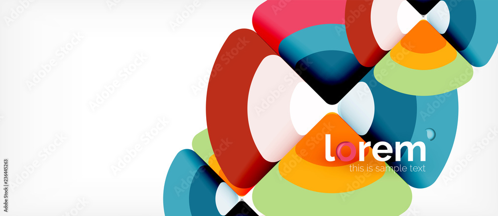 Circles and triangles geometric abstract background. Trendy abstract layout template for business or technology presentation or web brochure cover, wallpaper Circles and triangles geometric abstract background. Trendy abstract layout template for business or technology presentation or web brochure cover, wallpaper