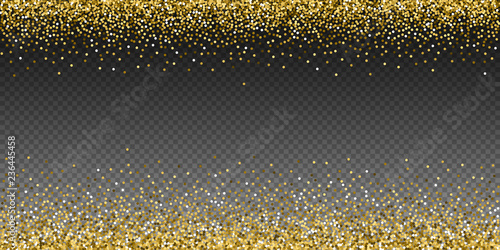 Round gold glitter luxury sparkling confetti. Scat