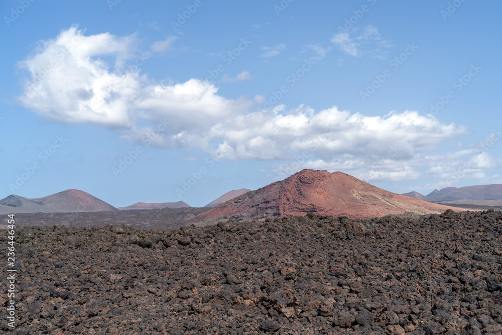 Rocky volcanic landscape, Lanzarote, Canary Islands, Spain Rocky volcanic landscape, Lanzarote, Canary Islands, Spain